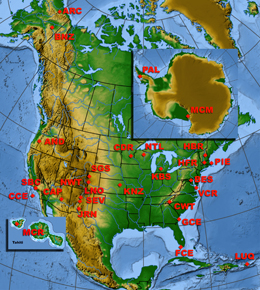 NSF's 26 LTER sites circle the globe and stretch from pole to pole.: Photograph courtesy of NSF LTER Network Office