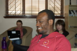 Researchers from America and Africa gain training in epidemiology at an African clinic.: Photograph by Steve Bellan