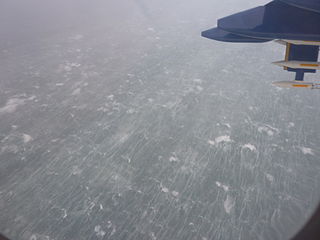 An example of what can be filmed is this image of high waves, white caps and foam streaks off the west coast of Scotland: during storm "Friedhelm" on 8th December 2011 as photographed from about 450m above sea level onboard the UK research aircraft FAAM BAe146. Photographed in December 2011 by Peter Knippertz, courtesy of Wikipedia.