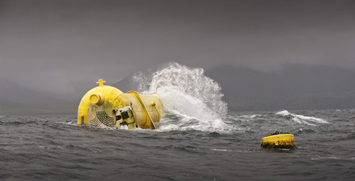 Oyster 800, which has been operating since February at the European Marine Energy Centre in Orkney: Scotland.
